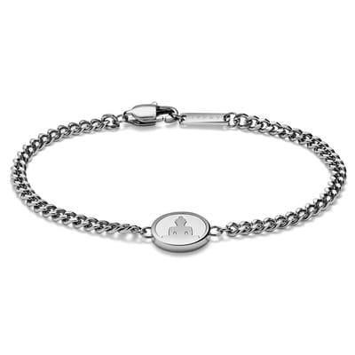 Unity | Zilverkleurige Roestvrijstalen Armband met Boeddha