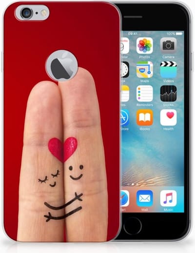 Apple iPhone 6 Plus | 6s Plus Silicone Back Cover Liefde - Origineel Romantisch Cadeau