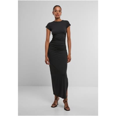 Urban Classics Maxi-jurk - Jersey Maxi-jurk - M - voor Vrouwen - zwart