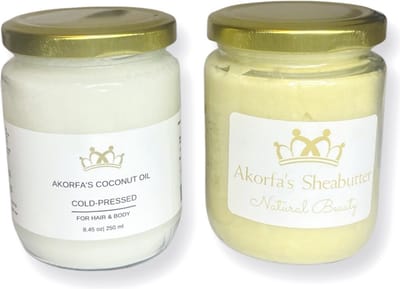 Biologisch sheaboter 250 g en biologische kokosolie 250 ml bundle - shea butter - coconut oil