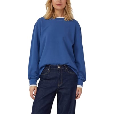 s.Oliver Sweatshirts Blue Maat: 36 | Longsleeves Outlet | Dames | Blauw