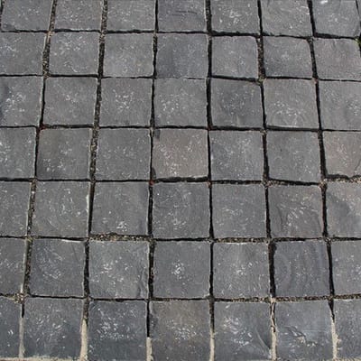 TB basalt Rion natuursteen keien antraciet 14 x 14 x 5/7 cm prijs p...