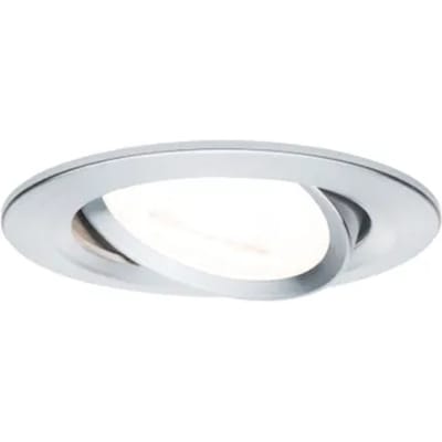Paulmann Inbouwspot Led Nova Rond Kantelbaar Aluminium 51mm Gu10 6,5w