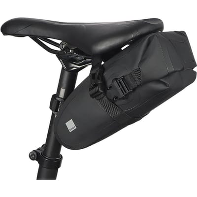 Fietszadeltas Waterdichte Fiets Opbergtas Reflecterende Fiets Achter Zadelpen Tas Groot zwart
