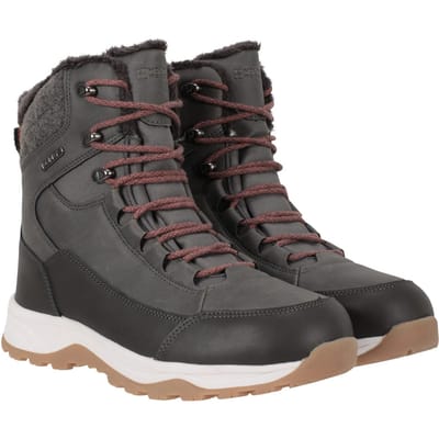 Mountain Warehouse Dames/Dames Tundra Leren Sneeuwlaarzen (Khaki)