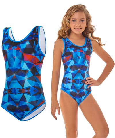 ZAGANO - Badpak meisjes - Maat 128 - Sneldrogende - Sport zwempak - Strandpak damen