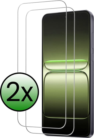Screenprotector - 2 Stuks Geschikt voor OnePlus Nord 5 - Extra Sterk - Beschermglas - Gehard Glas - Tempered Glass - Screen Protector