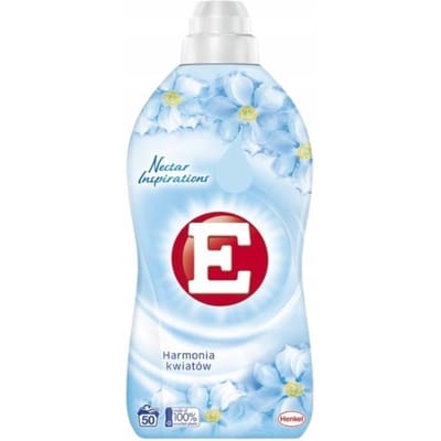 Adoucissant E , Protection des fibres, Effet antistatique, 50 lavages 1.1 L