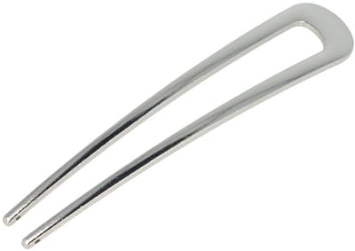 Haarsoires Styling Tool - Haarvork 10cm - Basic – Knot Haarpin – Metaal – Zilver