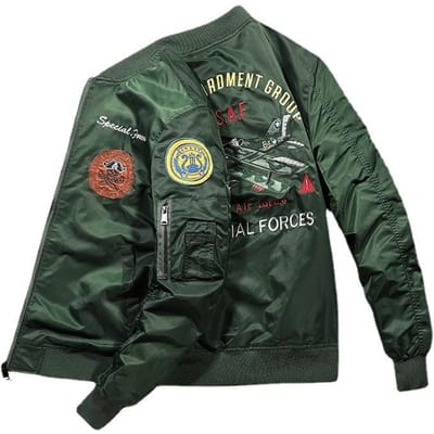 Veste Bomber Homme Veste Baseball Brodée Homme Veste Printemps et Automne Grande Taille 4XL gray