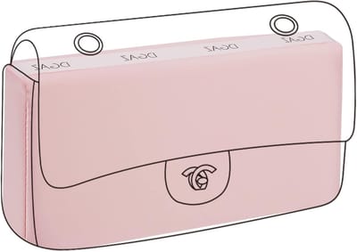 Handtas Inzetstuk, Satijnen Tasvormer voor Handtassen, Zachte Kussens voor Vormbehoud, Ideaal voor Luxe Tassen (Roze, Medium 25)