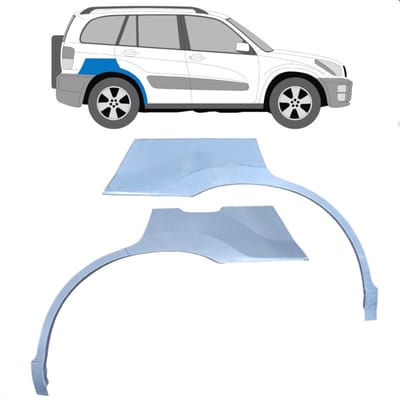 Reparatiepaneel achterspatbord voor Toyota Rav4 2000-2005 / Links + Rechts / Set