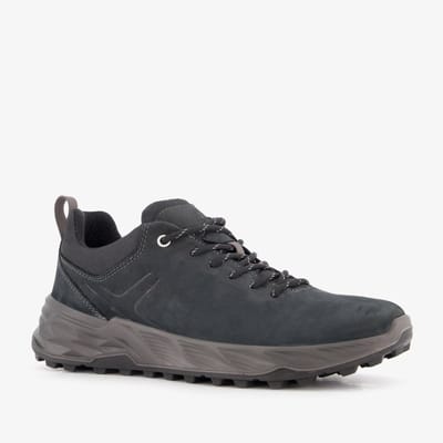 Mountain Peak leren heren wandelschoenen cat. A zwart - Maat 41 - Uitneembare zool