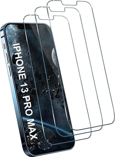 Screenprotector Geschikt voor 13 Pro Max screenprotector - tempered glass - Screenprotector Geschikt voor 13 Pro max - 3 Pack