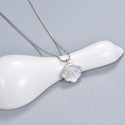 Schelp Hanger Ketting Moeder en Dochter Sleutelbeen Ketting Meisjes Sieraden Elegante Ketting Voor Vrouwen Festival Cadeau gray