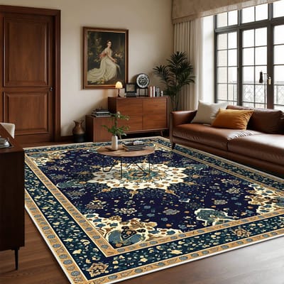 Perzische Luxe Grote Woonkamerkleden Boheemse Decoratie Huis Sofa Gebied Makkelijk Schoon Te Maken Tapijt Slaapkamer Garderobe Antislip Vloermat 160*230cm