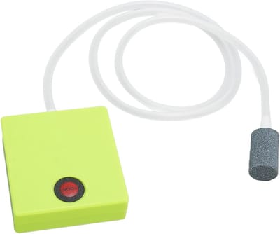 Draagbare Mini Aquarium Luchtpomp voor Buiten - Compacte O2 Generator voor Visverzorging - Ideaal voor Tuinvijvers en Reisgebruik
