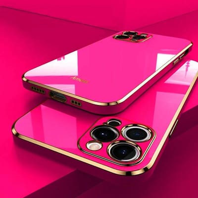 Coque de luxe plaquée en silicone souple pour iPhone 15 14 11 12 13 Pro Max Mini Plus Antidérapante Mode Protection Anti-choc For iPhone 14 Plus