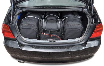 BMW 3 LIMOUSINE 2004-2013 4-delig Bespoke Reistassen Auto Interieur Kofferbak Organizer Accessoires