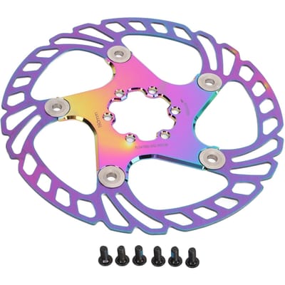 Rotor de Disque de Frein Flottant pour Vélo avec 6 Boulons pour Accessoires de Vélo de Route et de Montagne 180MM