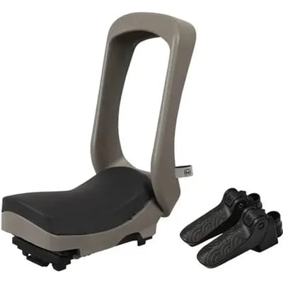 Urban Iki Junior Fietsstoeltje - Zonder Montagekader - Suzume Grey/ Bincho Black -