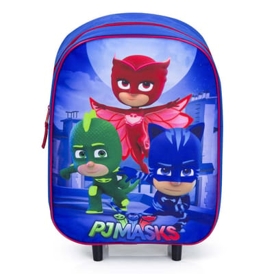 PJ MASKS Trolley Koffer Logeren Vakantie Blauw Stoer