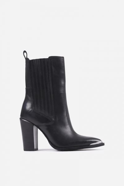 BRONX new-americana enkellaars zwart
