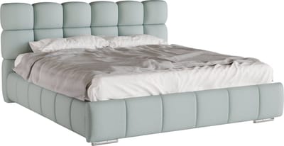 Polsterbed Bliss 180 x 200 cm met opbergruimte, lattenbodem en Bonnel (h18cm)-veringmatras H3