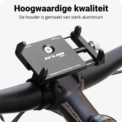 GUB Pro 1 Universele Fiets Telefoonhouder Voor Smartphone Zilver