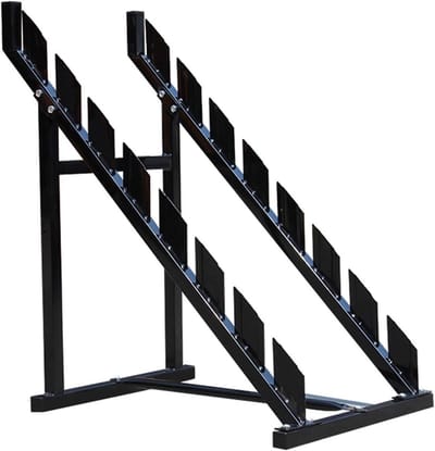 Tegel Display Rek - Tegelhouder Staand - Monsters Presenteren - Zelfnivellerend - 42x73x83cm - Zwart