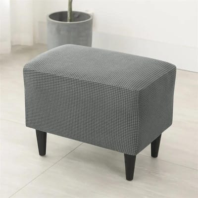 Plaid Relaxfauteuil Bankhoes voor Woonkamer Antislip Hond Huisdier Kind Bankkussen Slipcover Effen Kleur Leunstoel Meubelbeschermer gray