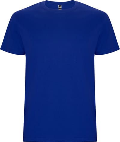 4 Pack T-shirts unisex met korte mouwen, 190 gram 'Stafford' Kobaltblauw - S