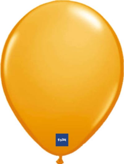 Folat - Folatex ballonnen oranje 30 cm 100 stuks - WK voetbal 2026 - WK voetbal versiering - WK voetbal outfit - Nederland WK