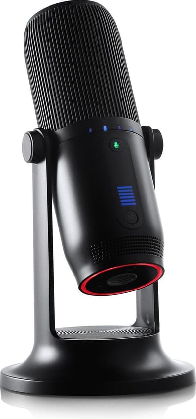 Thronmax - MDrill One Pro Gaming Streaming en Studio microfoon - Diep Zwart - 96khz - PC/PS4