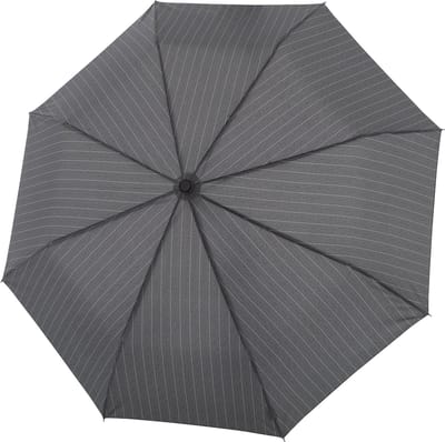 doppler Paraplu Fiber Magic Superstrong Stripe Grijs Veelkleurig