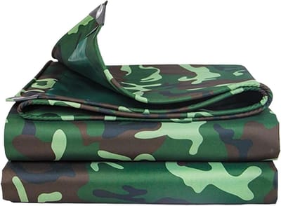 Zwaar Zeildoek - Waterdicht Dekzeil - Buiten Beschermen - Dubbelzijdig Waterdicht - 3x3 Meter - Camouflage