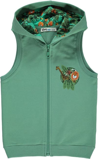 Jungle dieren vest jongens