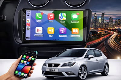 ADIVOX T1 9 inch geschikt voor Seat Ibiza 2009-2013 Android 15 CarPlay/Auto/GPS/RDS/DSP/NAV/DAB+