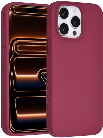 TUNIQ telefoonhoesje voor Apple iPhone 16 Pro Max - Siliconen backcover - Paars