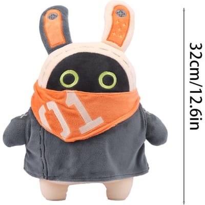 Nieuwe Zenless Zone Zero Bangboo Pluche Pop Gouden Konijn Knuffel voor Kinderen Verjaardagscadeau Spelpersonages 30cm-32cm oranje