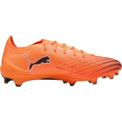 Puma Ultra 5 Ultimate Brilliance Elite voetbalschoenen voor dames, voor harde ondergrond (Oranje/zwart)