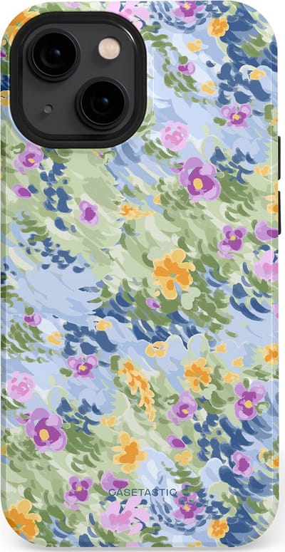 Casetastic Hoesje Geschikt voor Apple iPhone 13 Mini Magsafe - Stijlvolle Beschermende Duo-layer Case - Vijver briesje