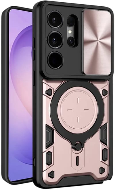 Hoesje geschikt voor Samsung Galaxy S26 Ultra - Techsuit CamGuard Pro Back Cover - Roségoud