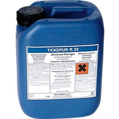Universele reiniger TICKOPUR R 33  - alkalisch voor ultrasoonreiniging - 5 Liter