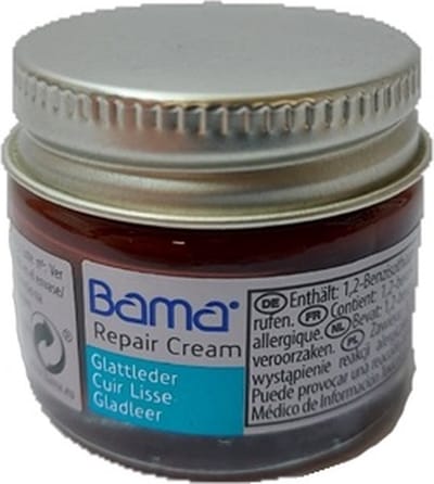 Bama Repair Cream Gladleer Herstellende Crème Middenbruin 15 ml