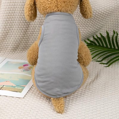 Petit T-shirt à fleurs pour animaux de compagnie Gilet pour chiens Jupe pour chats Vêtements pour petits chiens Vêtements pour chiens Printemps Été Gilet mince pour chien T-shirt respirant pour animaux de compagnie XXL