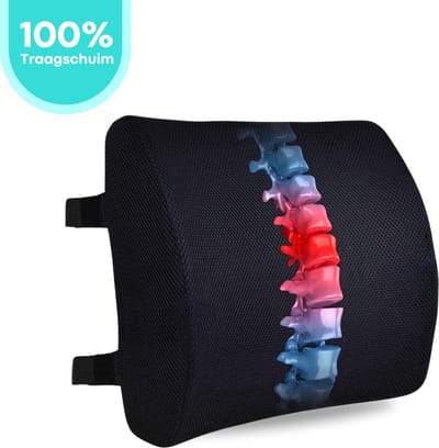 FLOOQ Ergonomisch Rugkussen - Onderrug - PU-Spons Lendekussen