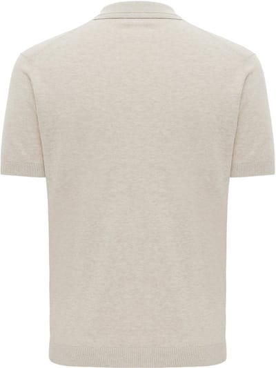 Gentiluomo poloshirt korte mouw beige