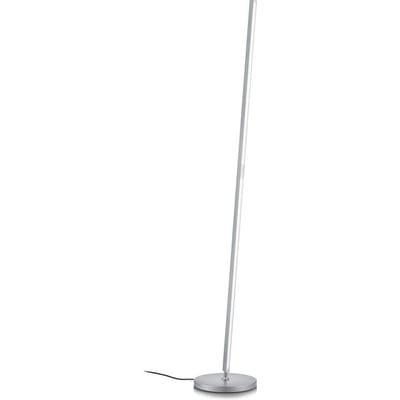 Knapstein LED vloerlamp Fabia met gebarenbediening, nikkel, hoogte 160 cm, metaal