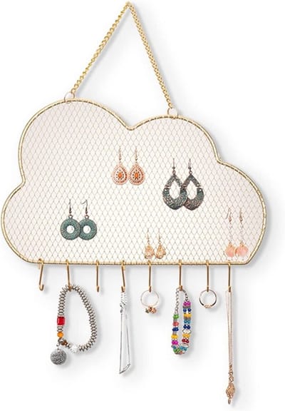 Sieraden Organizer - Juwelenhouder Wandmontage - Sieraden Presenteren - Met Ophanghaken - N.v.t. - Goud